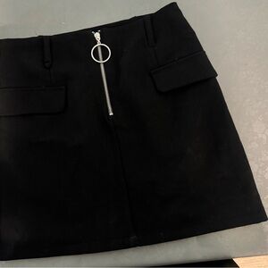 Bershka Black Fabric Label Detail